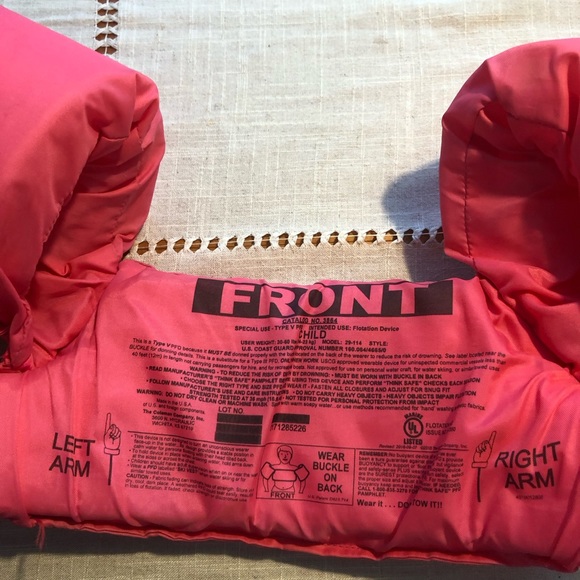 Stearns Original Puddle Jumper Life Jacket Fits Kids 30-50lbs - Picture 3 of 5